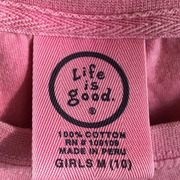 Life is Good Long Sleeve Soccer T-Shirt. - Picture 3 of 4